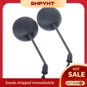 SHPYHT 1 cặp gương chiếu hậu có thể điều chỉnh 360 ° xoay phản xạ tay lái gương chiếu hậu cho xe máy xe đạp điện