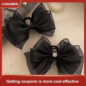 【CANAMEK】 Retro mới Bướm lớn đám mây lưới tóc Clip thời trang đuôi ngựa cá mập lấy Clip cô gái Quà Tặng Phụ kiện tóc