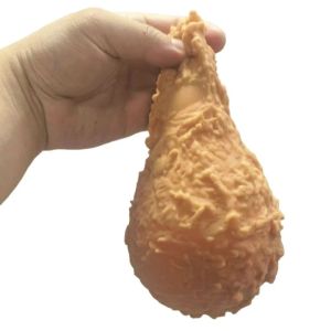 YIYU STUDIO Super Soft Chicken Leg Squishy Toy Anxiety Relief Creative Slow Rebound Fidget Toy Educational Toy Funny Chicken Leg Squeeze Toy Office Desk Toy