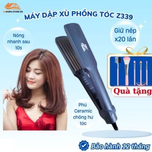 Máy Làm Tóc Đa Năng Z1059 Với 4 Thanh Tạo Kiểu Tóc Duỗi Ép Là Thẳng- Dập phòng- Bấm xù- Uốn Cụp- Làm Xoăn Tóc