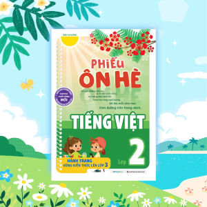 Sách Phiếu ôn hè Tiếng Việt lớp 2