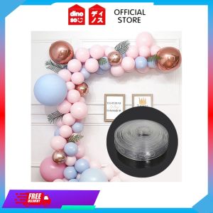 Klip Balon Rantai Ballon 5M Chain Tape Strip untuk Dekorasi Balon 1 Roll Panjang 5 Meter