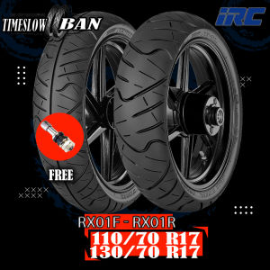 Paket Ban Motor MOGE (Motor Batangan) // IRC ROAD SPORT RX01F 110/70- RX01R 130/70 Ring 17 Tubeless