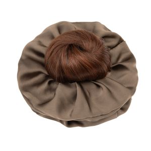 DELWINS Synthetic Influencer-style Hair Tie with Grab Clip Elegant Messy Bun Hairpiece Sweet Hair Extensions Bun-making Hair Bun Clip for Women