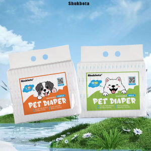 [Buy 2 Get 1 ]Shukbeta Pet Male Female Diaper Dog Belly Wrap Complete Package (12 pcs per pack)