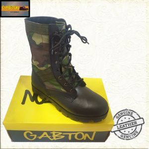 GABTON COMBAT LEATHER (CAMOUFLAGE CANVASS)