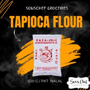 FLYING MAN TAPIOCA FLOUR 500G/PKT HALAL