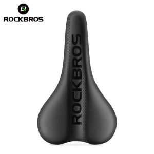 ROCKBROS อานจักรยานสะดวกสบายดูดซับแรงกระแทกออกแบบตามหลักสรีรศาสตร์กันน้ำพื้นผิวหนัง Bantal Kursi อุปกรณ์จักรยาน