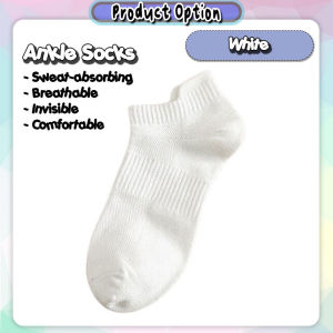 [Datz] Men Cotton Ankle Socks Sports Running Breathable Socks Men 男短袜 Stokin Lelaki Pendek - SK27