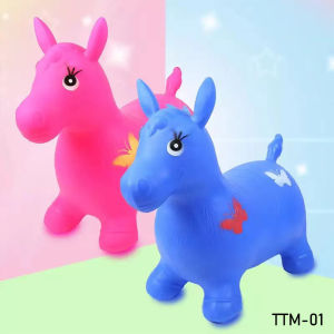 CHB Large Jump Vault Horse Inflatable Horse Thickening Explosion-proof Childrens Toys childrens outdoor riding toys Inflatable Bouncers TTM-01