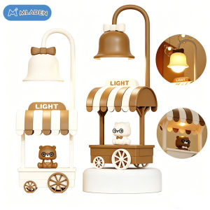 MLADEN Cute Bear RGB LED Night Light / USB Rechargeable Chargable Night Light Table Light Lamp