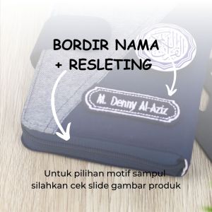 Al Quran Hafalan 8 Blok Terjemah Transliterasi Latin Per Kata Sedang Sampul Motif Bordir Nama A5 HFN