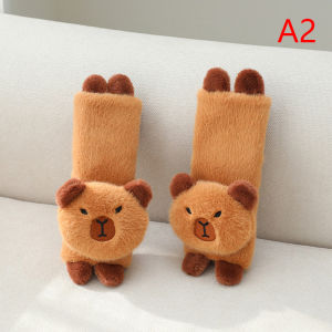 [Faster YG] Car Headrest Neck Pillow Capybara Plush Shoulder Protection Cute Tissue Box Kawaii Car Decoration Of Car Supplies Plushie Gift