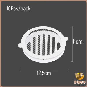 Digeo 10Pcs/pack Disposable Floor Drain Sticker Bathroom Anti-blocking Kitchen Sink Strainers