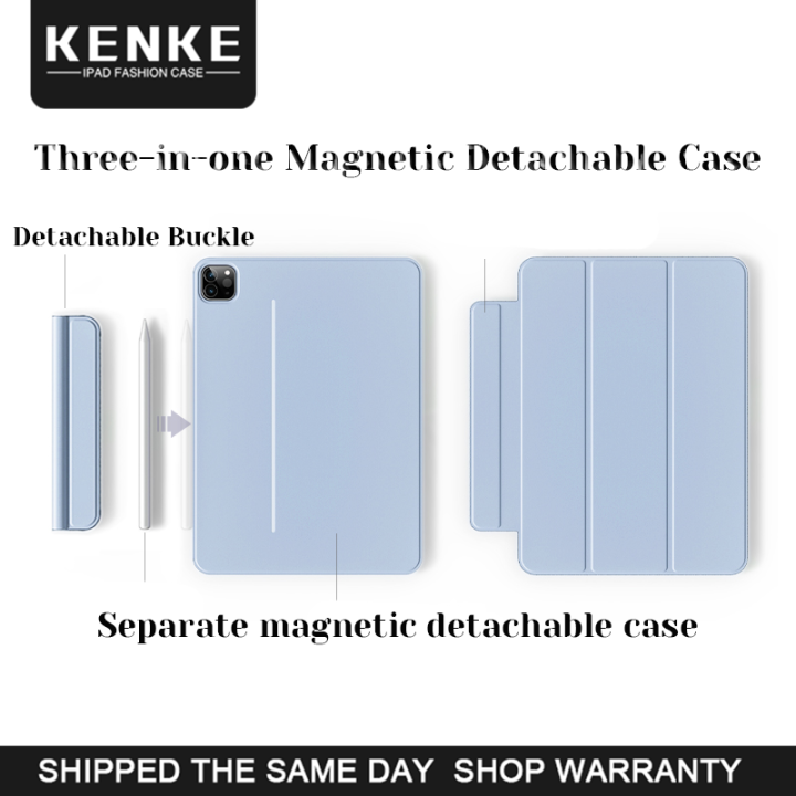 KENKE iPad Case Detachable 3in1 Slim Detachable Rimless Case