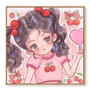 5D Diamond Painting Set DIY Lukisan Diamond Kristal Prakarya Anak Gambar 30x30cm Dekorasi