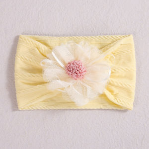 CHR DAISY Bandana Headband Bayi Perempuan Pita Bunga Flower Anak Perempuan Premium | Pita Bunga