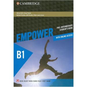 Sách - Empower B1 Pre-Intermediate Students Book with Online Access (KL)