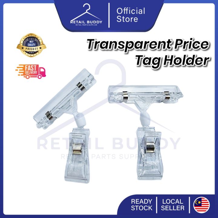 Price Tag Holder Transparent Pop Clip Price Holder Display Clip Product