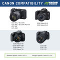 Wasabi Power Canon LP-E17 LPE17 Battery with USB Type C Fast Direct Charging for Canon 77D, M3, M5, M6, M6 Mark II, R10, R100, R50, R8, RP, 200D, 750D, 760D, 800D, and 850D Digital Camera | JG Superstore. 