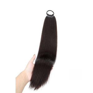 FVWF489263 Elastic Band Long Straight Ponytail Synthetic Braid DIY Ponytail Hair Extension Fashion Hair Braid Extensions Women