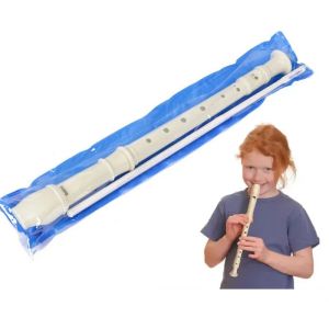 Kawes SERULING PUTIH / ALAT MUSIK TIUP / SULING TIUP / RECORDER TERMURAH  Seruling vertikal 8 lubang