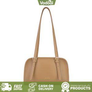[VSC] Ladies Stylish Armpit Bag Solid Color PU Leather Female Travel Commute Bag