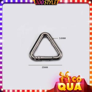 Bộ 2 Móc Càng Cua Hình Tam Giác Cho Dây Túi Xách - 100style