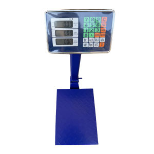 【Alloet】 Electronic Heavy Duty Platform Scale with LB/KG for Parcel and Luggage Weighing Digital Display Industrial Grade Steel Construction for Shipping