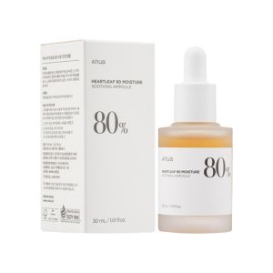 Anua Heartleaf 80% Moisture Soothing Ampoule Serum Facial Hydrating Repairing Facial Essence 30 ML【For Sensitive & Acne Skin】