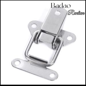 Badao Stainless Steel 304 toolbox Locking hasps Metal Toggle Catch Clasp Loaded hinges