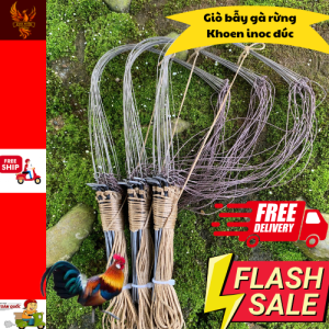 Giò bẫy gà rừng chân thép mẫu cải tiến mới nhất
