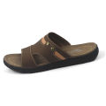 Sandal Kulit Pria Dewasa Slop Selop Jepit Formal Fashion Terbaru. 