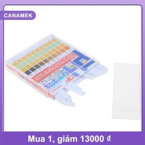 【CANAMEK】 Phổ pH Kiểm tra giấy Dải kiểm tra axit mức độ kiềm đo đầy đủ phạm vi 0-14