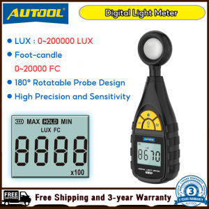 AUTOOL TE301 Digital Illuminance Meter Measuring Instruments Suitable for Automotive Maintenance Classrooms Laboratories Agriculture and more