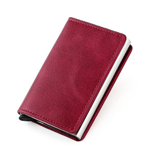 BAELLERRY K9123 DOMPET KARTU LONTAR RFID BAHAN SINTETIS LEMBUT MUAT BANYAK KARTU