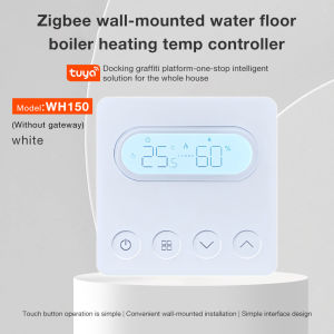 ZIGBEE wall-mounted water heating electric floor heating TRV household room thermostat temperature controller digital LCD display wall-mounted