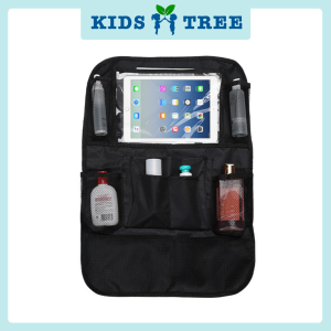 Penganjur Tempat duduk kereta Car Seat Back Organizer Kids Car Back Seat Organizer Multi Pocket Storage Bag Organizer Travel Backseat Storage Bag Ipad Phone Holder