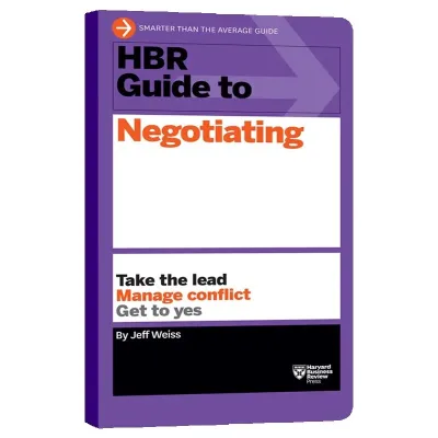 Milu HBR Guide To Negotiating Business Management Original English Books