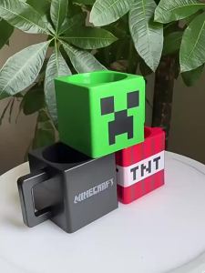 Minecraft enderman TNT creeper cup game peripheral childrens water cup creeper kettle gift for children