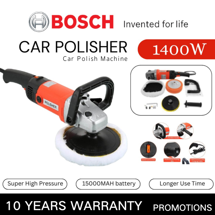 [ READY STOCK ] Car Polisher 1400W Car Polish Machine Mesin Polish