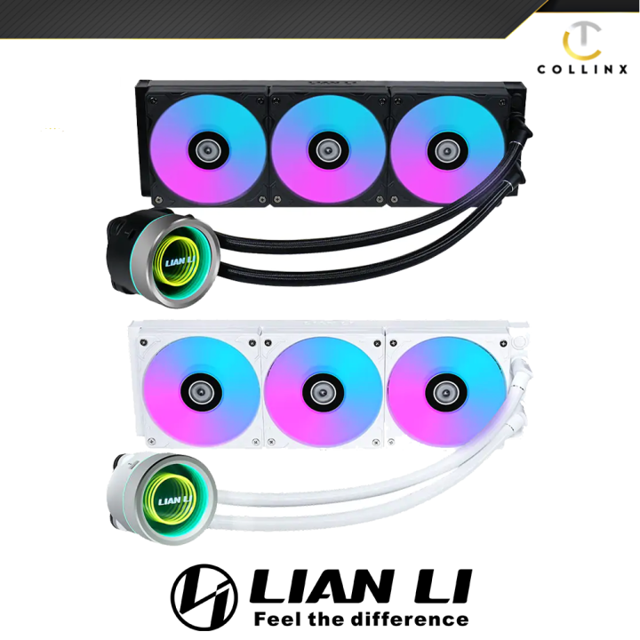 Galahad II Trinity 360mm AIO | 3 Interchangeable Pump Looks | Factory ...