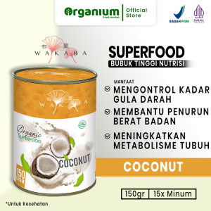 WAKABA Superfood Coconut Bubuk Suplemen Metabolisme tubuh dan antikoksidan - 150g