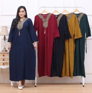 TERBARU LONGDRES DASTER RENDA SULTAN/GAMIS DUBAY / GAMIS TERBARU RESLETING DEPAN BUSUI TERMURAH
