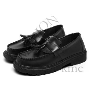 【HIGH-QUALIITY】Korean Fashion Loafer For Men Black  Casual Leather Shoes Wedding Shoes(Reduce 1 size)#D168