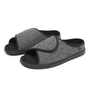Lesvago Men Or Women Diabetic slippers Summer Comfortable Diabetes Shoes Adjustable Widened Shoes Elderly Feet Swollen Wide Fat Deformation Care Shoes Soft