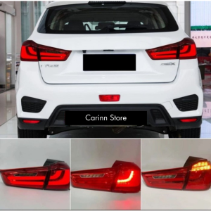 Stop Lamp Lampu Belakang Mitsubishi Outlander V2 Full Led BMW Style Smoke 2012-2018