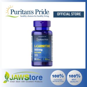 Puritans Pride L-Carnitine 500 mg / 60 Caplets / Item #001684