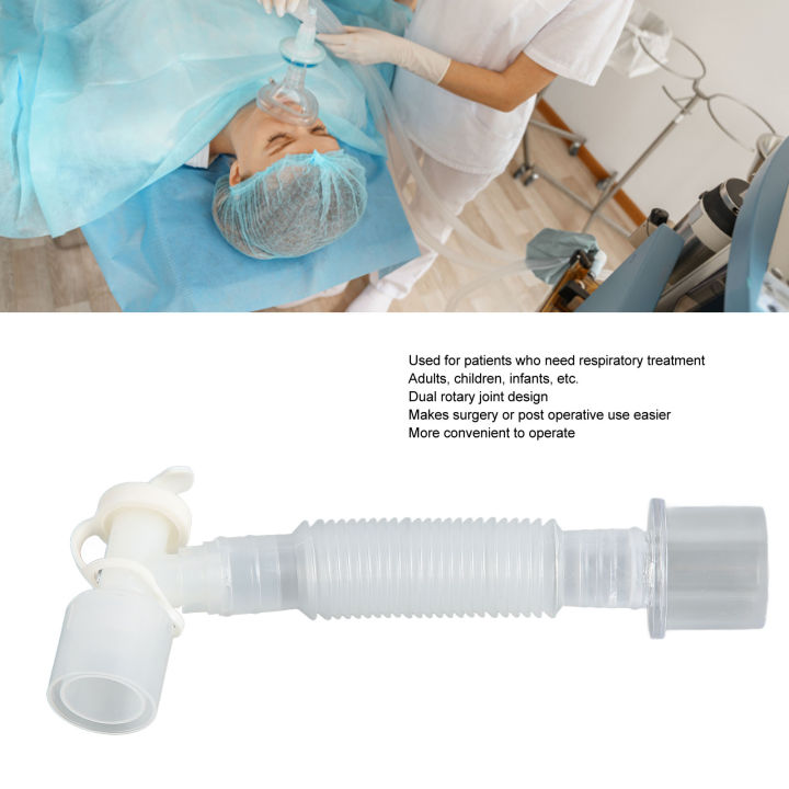 Breathing Circuit Extension Tube Threaded Anesthesia Sputum Suction