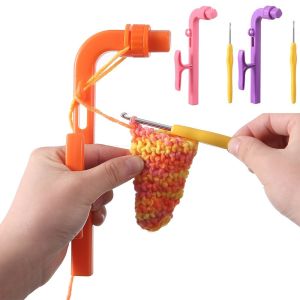 MACRAMEX DIY Craft Manual Winding Machine 3 in 1 Yarn Knitting Projects Yarn Tension Regulator Useful DIY Weaving Tools Crochetobe Crochet Holder Knitting  Crochet Supplies